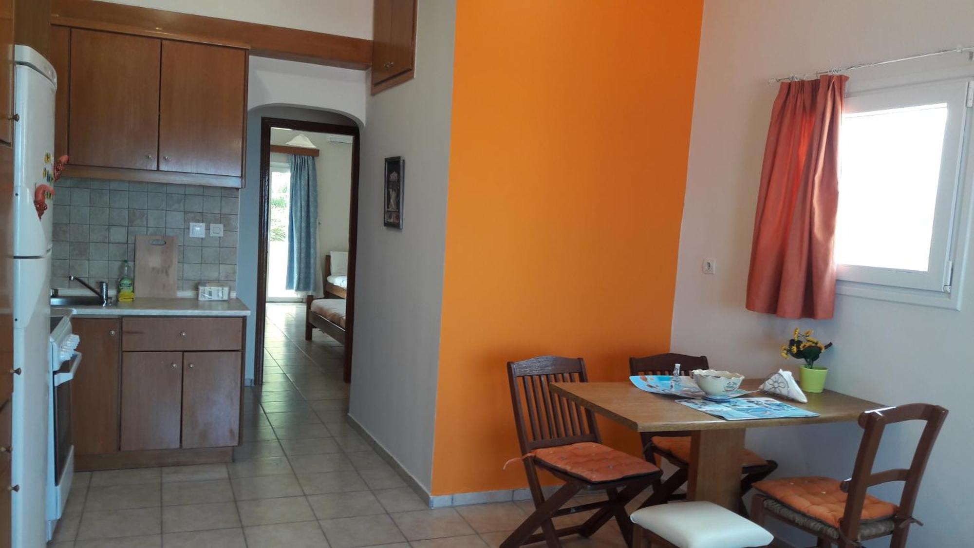 Orange Fodele Leilighet Rom bilde